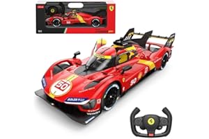 RASTAR RC Car 1/14 Scale 2.4Ghz Remote Control Car for Ferrari 499P #50 Le Mans Champion Racing R/C Toy Car Model Vehicle