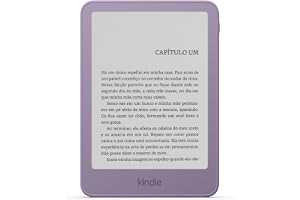 Amazon Kindle 16 GB (modelo mais recente), agora mais fino, mais leve e mais rápido, tela de 6", Cor Roxo ube