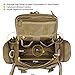OneTigris Tactical Deployment Bag Compact Utility Carry Bag MOLLE Case Heavy Duty with Shoulder Strap (Coyote Brown - 1000D Nylon)