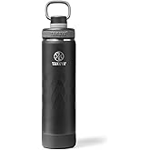 Takeya Sport 22 oz Triple-Insulated Stainless Steel Water Bottle, Spout Lid – Leakproof, Sweatproof, BPA-Free, Keeps Drinks Cold 36 Hrs, Hot 14 Hrs – Obsidian