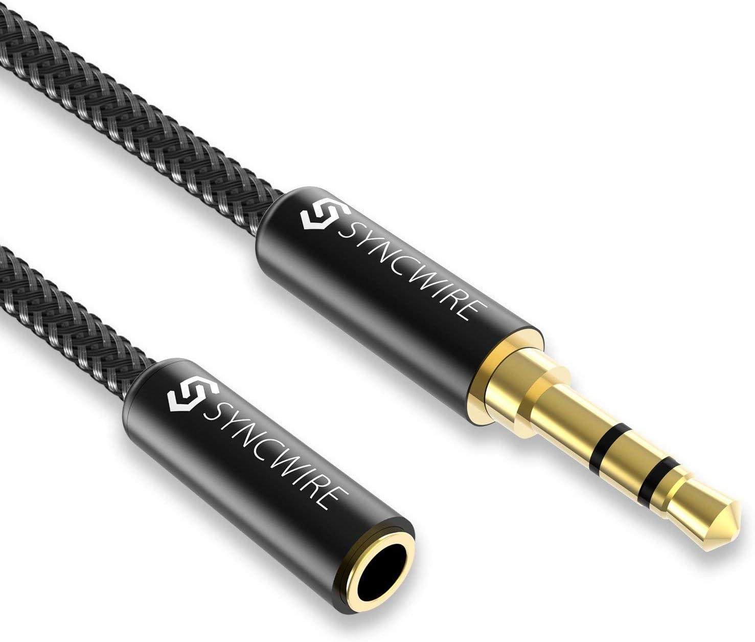 Syncwire Audio Extension Cable, Nylon Braided 3.5mm Amazon.co.uk