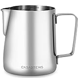 CASABREWS CASMP350 Milk Frothing Pitcher, Stainless