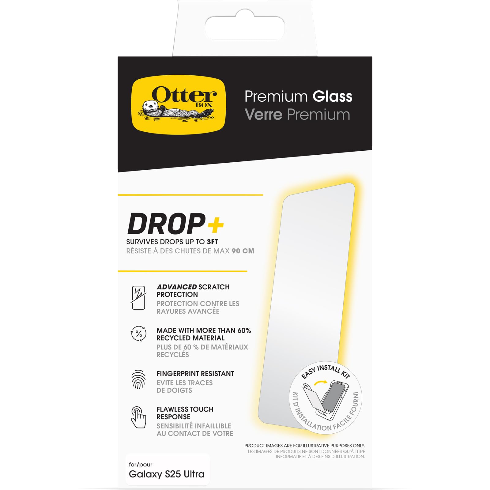 Photo 1 of OtterBox Samsung Galaxy S25 Ultra Premium Glass