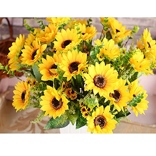 artificial outdoor flowers amazon