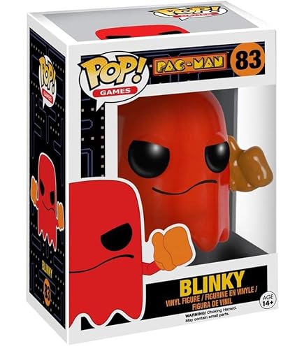 Amazon.com: Funko POP Games: Pac-Man - Clyde Action Figure : Toys