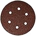 Bosch SR6R042 25-Piece 40 Grit 6 In. 6 Hole Hook-And-Loop Sanding Discs