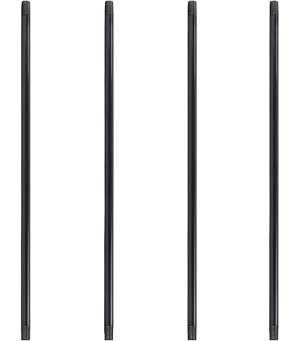 Amazon.com: Pipe Decor 1/2” x 72” Malleable Cast Iron Pipe, Pre  