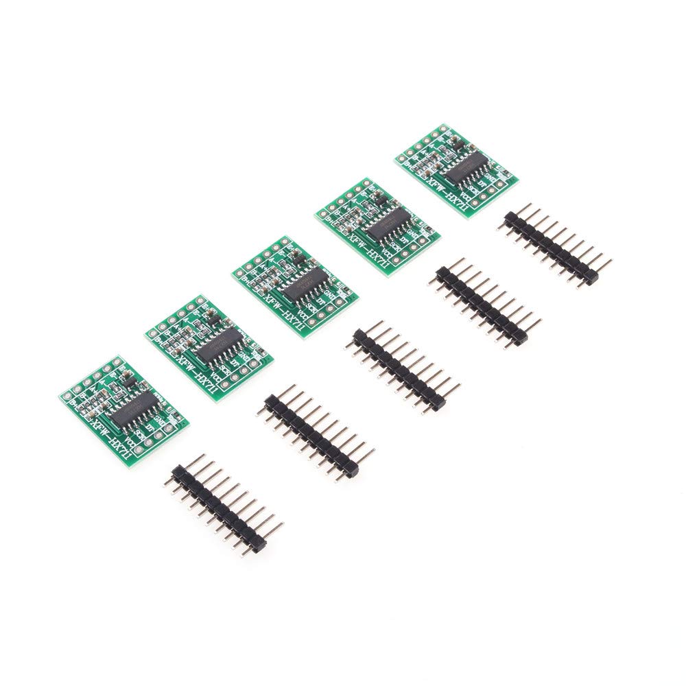 Angeek HX711 Weight Sensor Pressure Sensor Evaluation Electronics Module Board Pack of 5