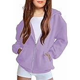 Arshiner Girls Zip Up Hoodies Teen Fleece Full-Zip Sweatshirts Jacket Casual Fall Hoodie with Pocket