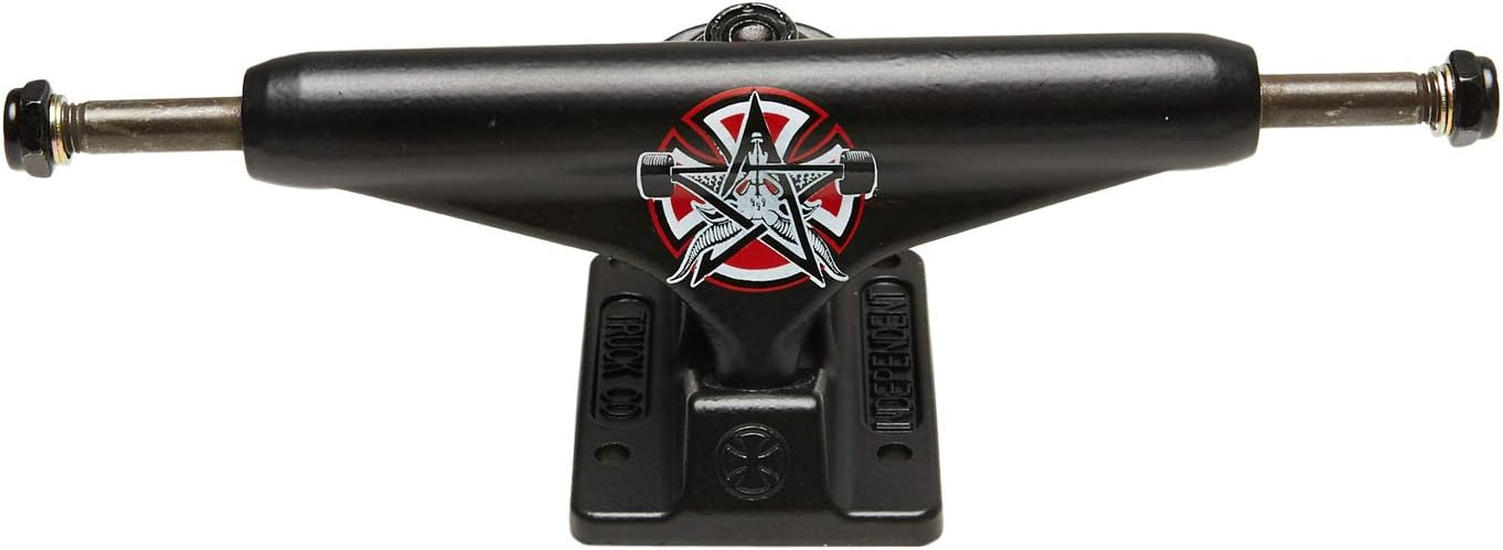 Independent Stage-11 144 x Thrasher Pentagram Standard Trucks 1 Pair Matte Black - 8.25"-Width: 8.25"