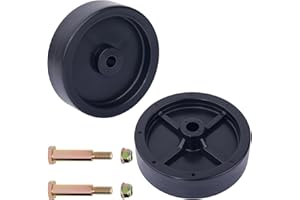 CheeMuii 2 Pack 734-0973 Deck Wheels Kit 2 Pcs Mower Deck Wheels Replace for 112-0337 734-0973 Fit for Cub Cadet Craftsman MT