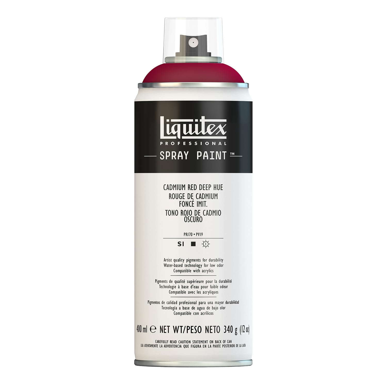 Liquitex Professional Spray Paint 400 ml, Cadmium Red Deep Hue