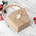 WINOMO Double Heart Wedding Girl Basket with Bowknot