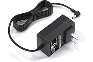 VHBW 12V AC Adapter AD-A12150LW Compatible with Casio Privia Power Cord Compatible with Casio PX-130, PX-330, PX-3 Keyboards AD-A12150 12-Volt AC Power Supply for WK6500 WK6600 WK7500 and WK7600