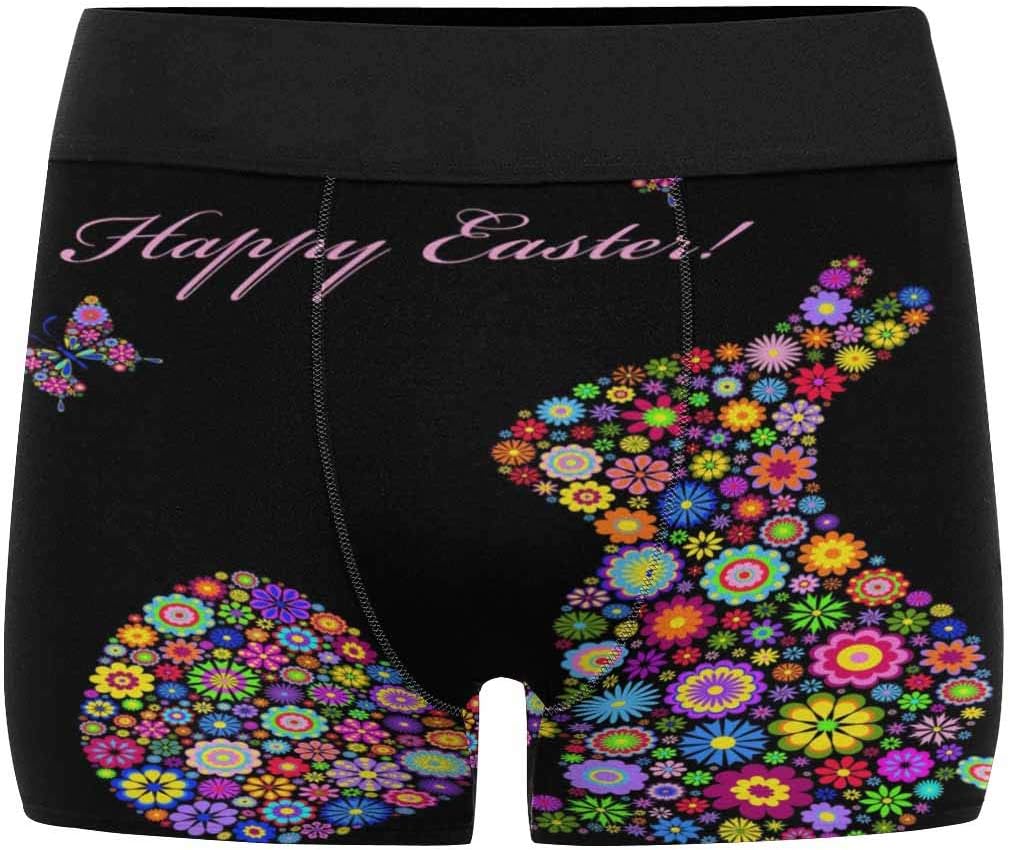 Men's Colorful Happy Easter Boxer Briefs Underwear L