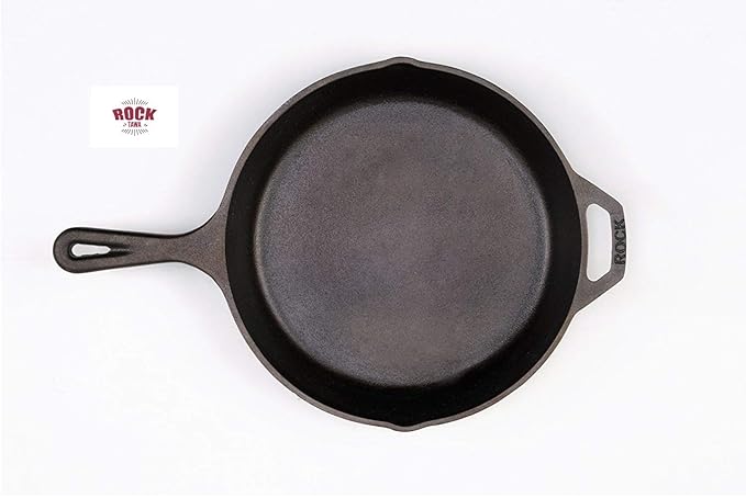 Rock Tawa PAN 10.5 In Pre-Seasoned Cast Iron Skillet