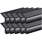 DGLILUAN 39.3 in Non-Slip Stair Nosing Aluminum Step Lights Channel Track | Step Channel Long Stair Trim Treads Edge Protector for Staircases, Porch and Patio