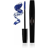 Radiant Professional Studio Perfect Mascara Volume and Length – Smudge-Proof, Cruelty Free, Lengthening Mascara with Silicone Brush & Natural Wax – Electric Blue (02), 0.30 oz