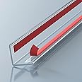 Awvob Wall Corner Protector - 1PCS, 31.5"x1.18" - Self Adhesive Clear Corner Protectors for Walls, Cabinet Doors, Edge Protector Trim; Easy to Install Corner Guards for Walls (80cm x 3cm)