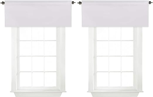 Amazon Com Turquoize Blackout Curtains Flat Border Valances Short