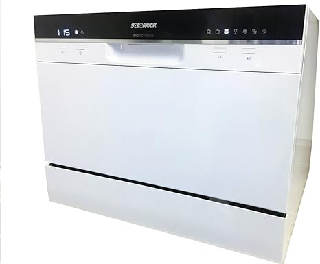 Solorock 6 Settings Countertop Dishwasher White Color Amazon Ca