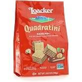 Loacker Quadratini Hazelnut Wafer Cookies, 8.82 Ounce