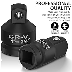 WYBENZ 6PCS Impact Socket Adapter and Reducer