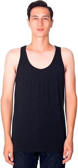 Amazon アメリカンアパレルメンズポリコットンtank Black カラー ブラック タンクトップ 通販