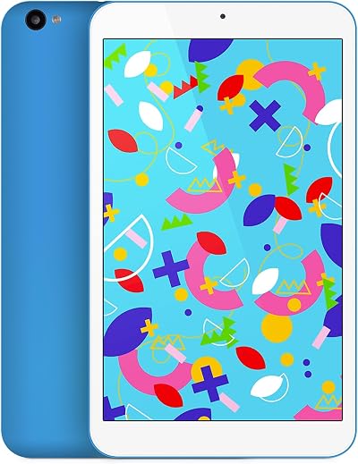 SPC Gravity 3 Mini Kids Tablet 8" HD 4GB RAM 64GB Android 12 Blue USB-C GPS