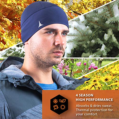 French Fitness Revolution Helmet Liner Skull Cap Beanie. Ultimate Thermal Retention and Performance Moisture Wicking. Fits Under Helmets