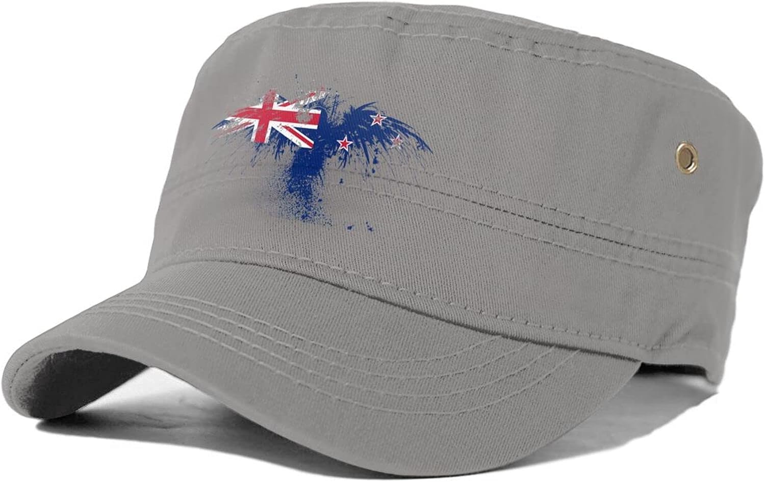 Eagle New Zealand Flag Adult Flat Cap Adjustable Baseball Cap Sun Hat