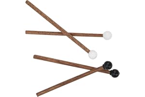 CYTGOUPER 4PCS Steel Tongue Drum Mallet, Child Rubber Mallet,6.5in Rubber Percussion Mallets,Steel Tongue Percussion Instrument Mallets for Child Drummers and Practitioners