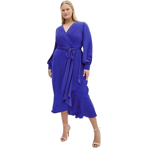 chocolate brown dress maxi Avec Les Filles Women's Asymmetric Drape Long Sleeves Maxi Dress - Chocolate Brown