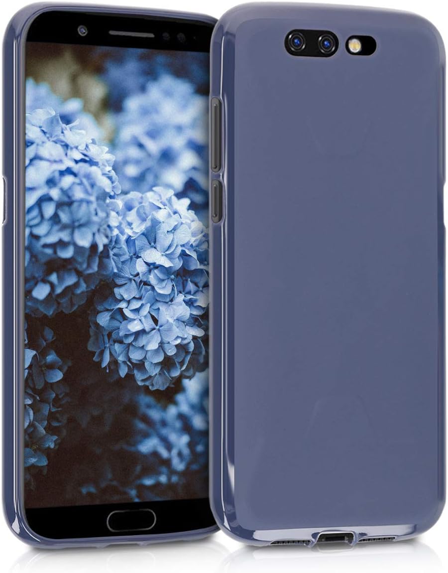 kwmobile TPU Silicone Case Compatible with Xiaomi Black Shark - Soft Flexible Protective Phone Cover - Dark Blue Matte