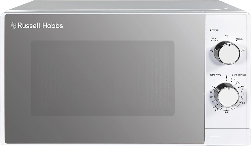 Russell Hobbs 20 Litre 800W White Microwave RHM2027 with Defrost