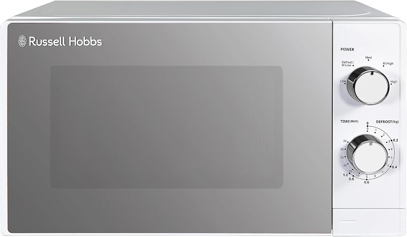 Russell Hobbs 20 Litre 800W White Microwave RHM2027 with Defrost
