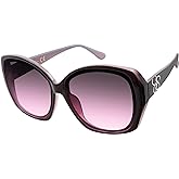 Jessica Simpson Women's J5839 Oversized Butterfly Sunglasses