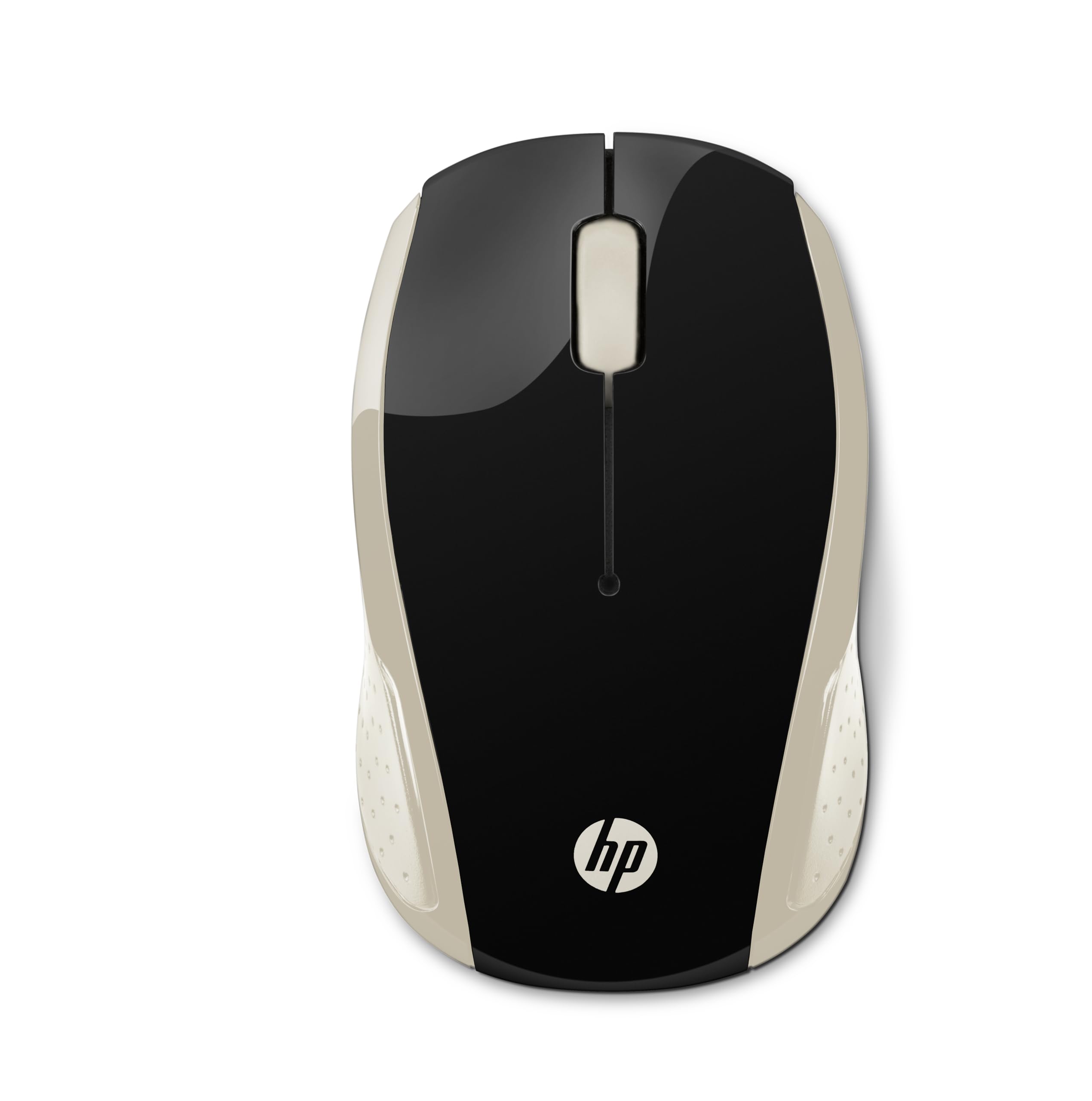 HP 200 Silk Gold 2.4GHz USB Wireless Mouse with Red LED 1000 Dpi Optical Sensor, Up To 12 Months Battery Life