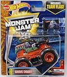 Hot Wheels Monster Jam 2017 Epic Additions Grave Digger 1:64 Scale, Black and Orange