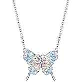 Butterfly Necklace Gifts for Girls Women,Butterfly Pendant Necklaces Jewelry Gift for Butterfly Lovers