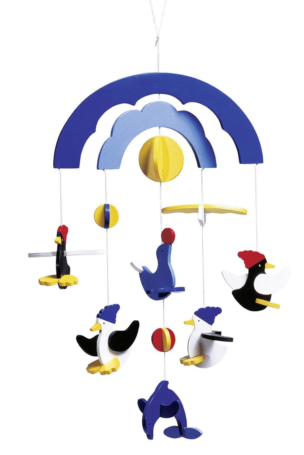 Children's Nursery Hanging Wooden Mobile - Arctic