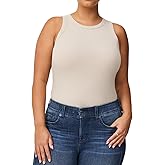Torrid Women's Plus Size Ribbed High Neck Tank Top