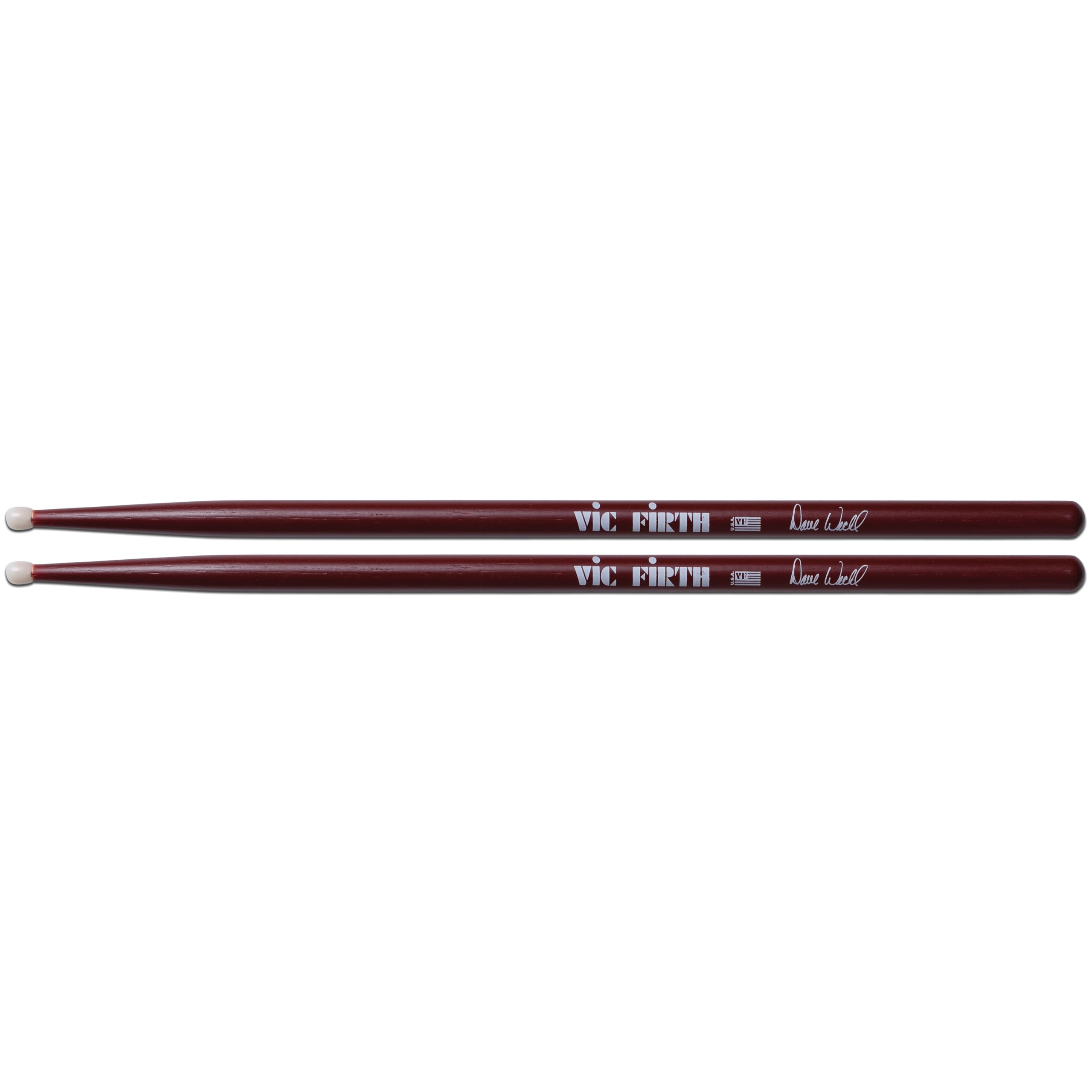 Vic FIrth - Signature Series Drumsticks - Dave Weckl - Nylon Tip