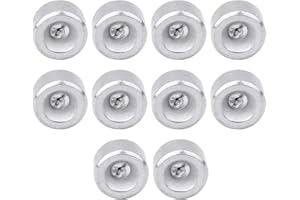 TIKATARER 10 Pcs Metal Weights 50g, Mass Loads with Hooks Rings Physics Experiments Teaching Tool with Plastic Storage Box