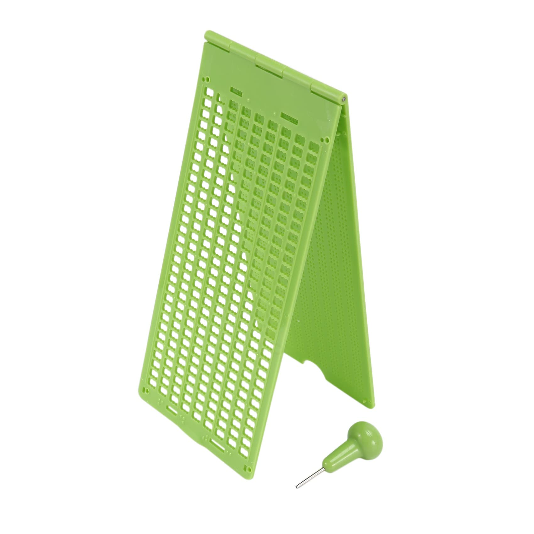 Dojimayisc 9 Lines 30 Cells Braille Writing and Stylus Plastic Braille Kit for The Blind