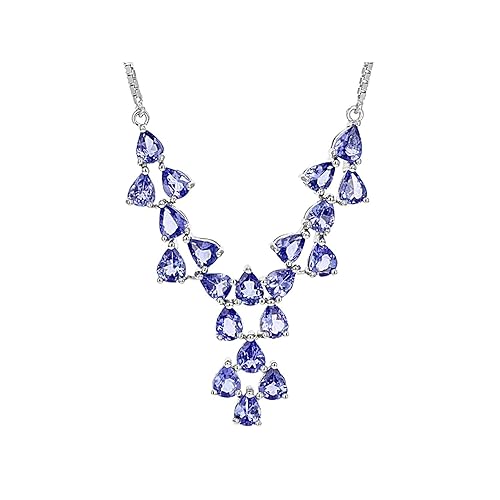 Rhodium Over Jtv Tanzanite Necklace Tanzanite Rhodium Over Silver