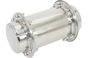 BAIYUN SoClaay Time Capsule Anti-Corrosion Waterproof Stainless Steel Capsule Container Durable Lock Container for Future Graduation Gift (7.3 Inch)