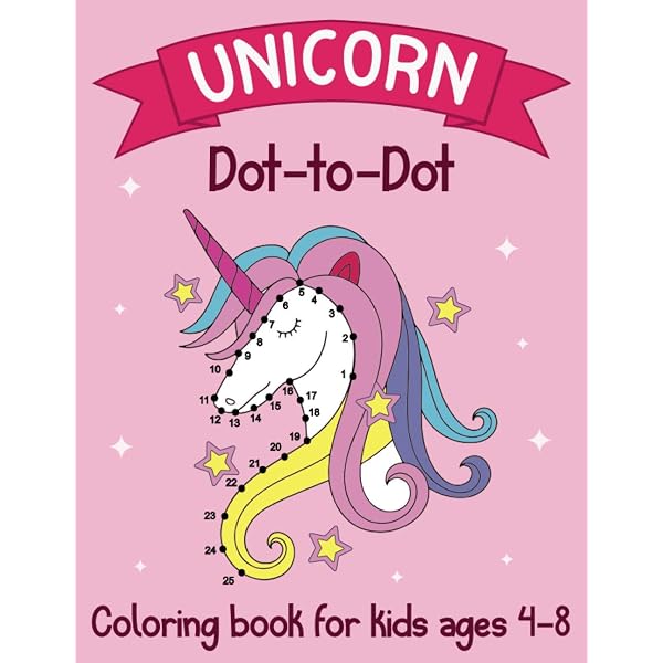 Unicorn Dot to Dot Coloring Book for Kids Ages 4-8: Fun Unicorn Connect the  Dots Coloring Book for Kids, Great Gift for Children: Activity, Jaune:  9798566576053: Amazon.com: Books
