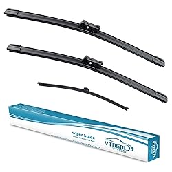 VTOGOI Wiper Blades With Rear Wiper Blades Set For
