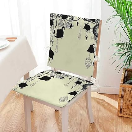 Amazon Com Mikihome Seat Set Cushion Vintage Style Tea